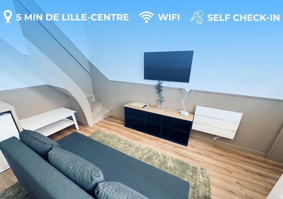 Nouveau! Centre Lille T3 Avec Wifi, Tv, Netflix Exterior foto